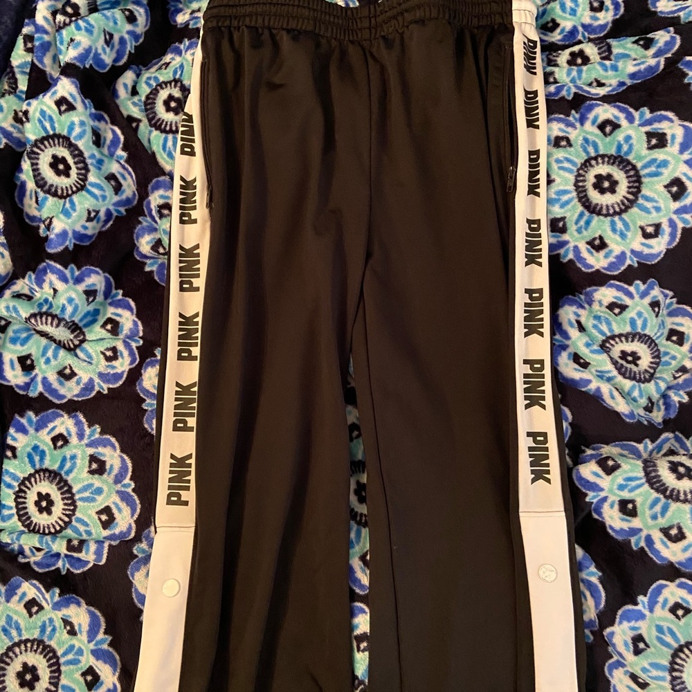 PINK TRACK PANTS